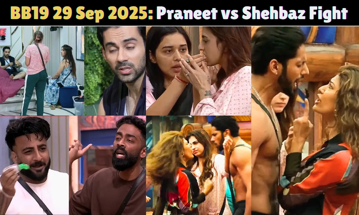 BB19 29th September 2025 Episode Written Update: Fights, Food Drama & Birthday Fun